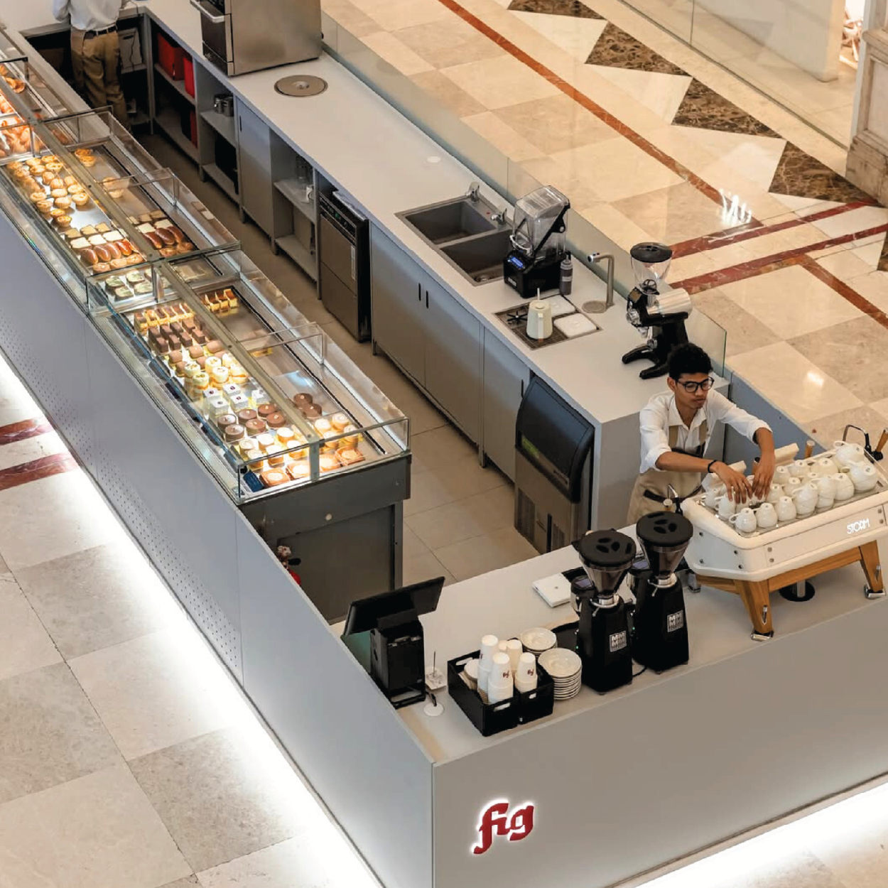 Food display cabints by antarctica equipment at Fig-MG-Road-Delhi