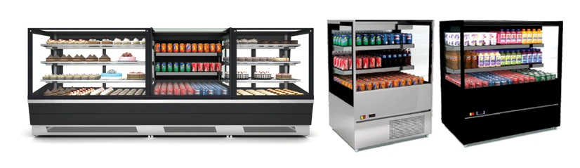 grab and go Low height Open Front Chiller Cabinets