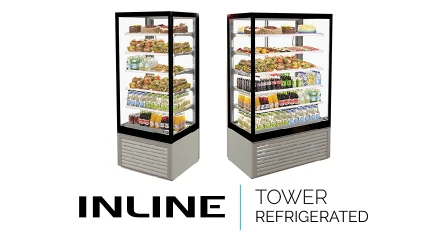 inline tower Upright freezer