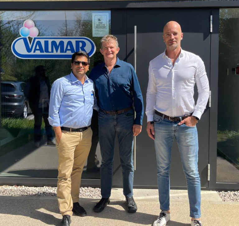 CEO Gaurav with team valmar